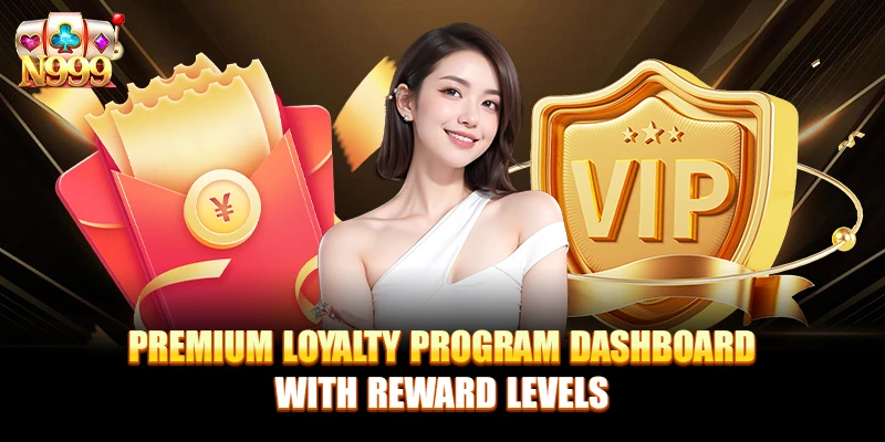 Premium Loyalty Program Dashboard With Reward Levels