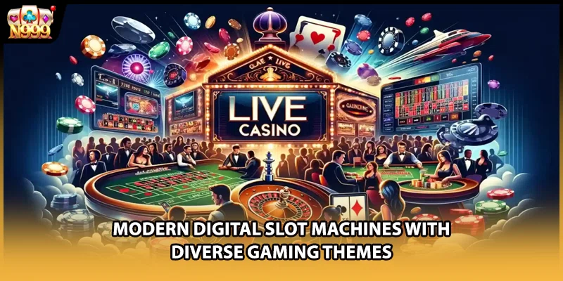 Modern digital slot machines with diverse gaming themes