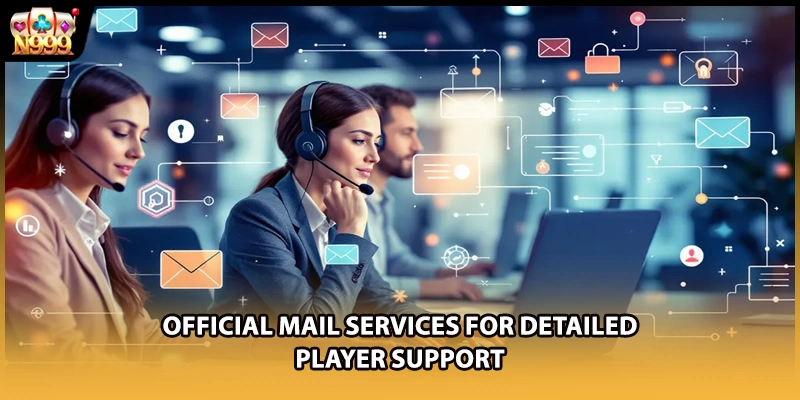 Official mail services for detailed player support