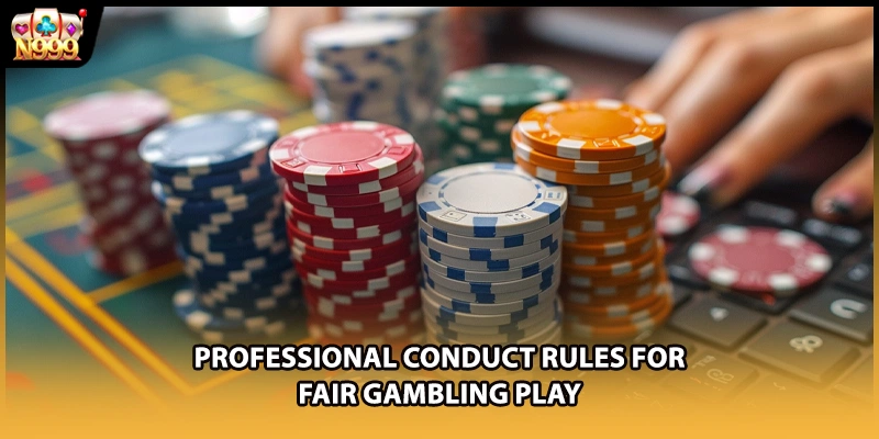 Professional conduct rules for fair gambling play