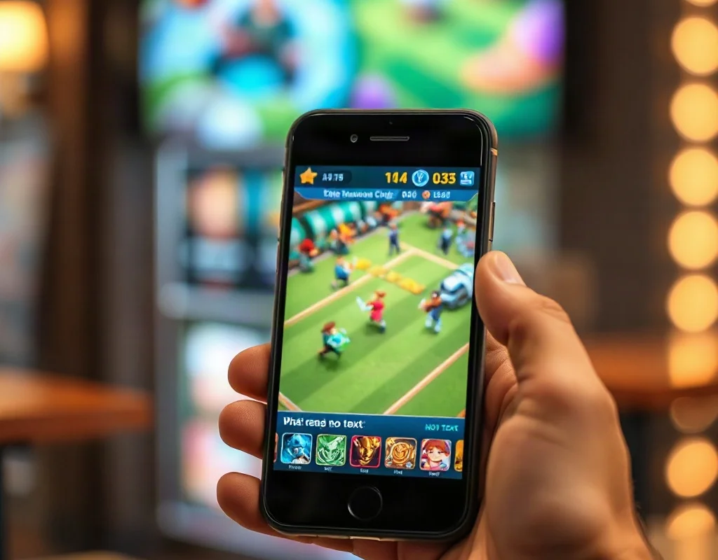 N999 online game smartphone display