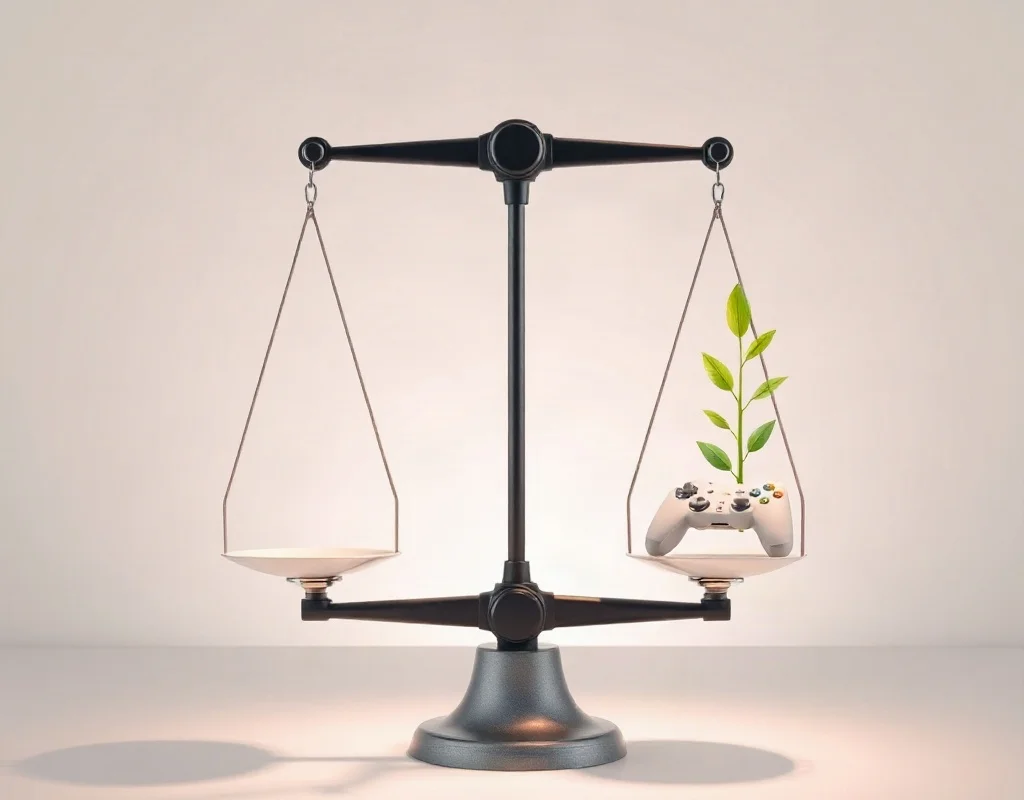 Balance between gaming and life for responsible gaming